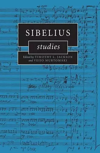 Sibelius Studies cover