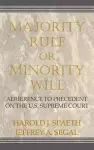 Majority Rule or Minority Will cover