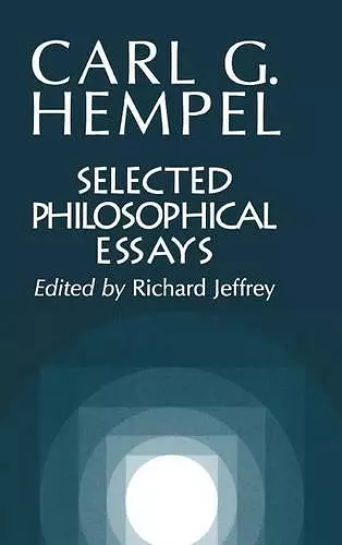 Selected Philosophical Essays cover