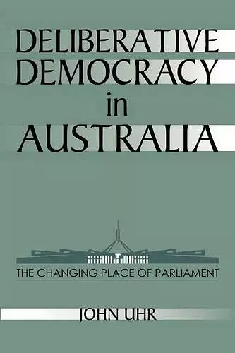 Deliberative Democracy in Australia cover