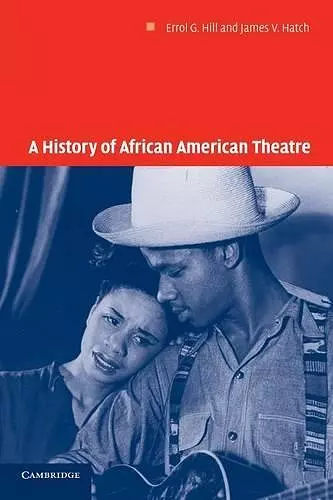 A History of African American Theatre cover