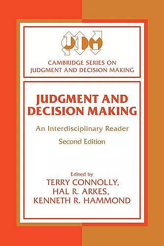 Judgment and Decision Making cover
