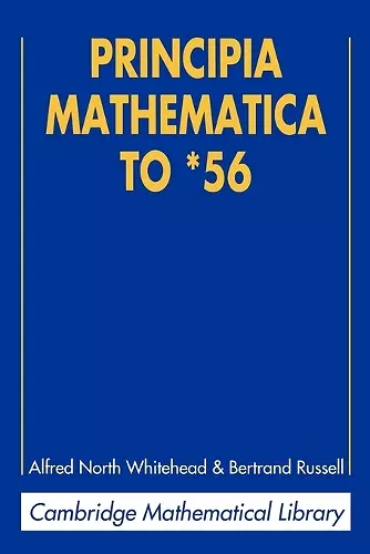 Principia Mathematica to *56 cover