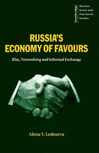 Russia's Economy of Favours cover