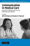 Communication in Medical Care cover