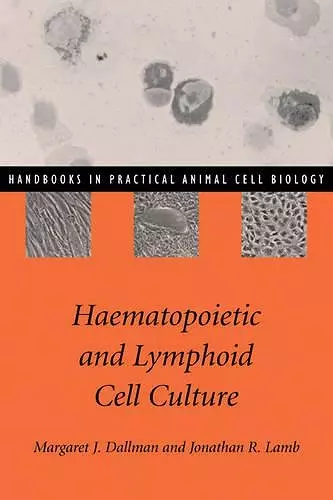 Haematopoietic and Lymphoid Cell Culture cover