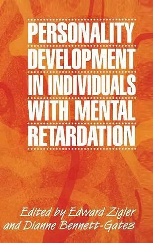 Personality Development in Individuals with Mental Retardation cover