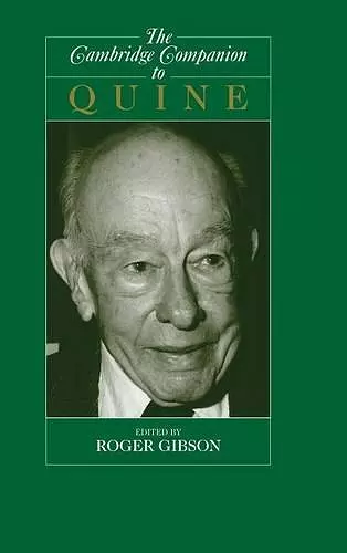 The Cambridge Companion to Quine cover