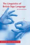 The Linguistics of British Sign Language cover