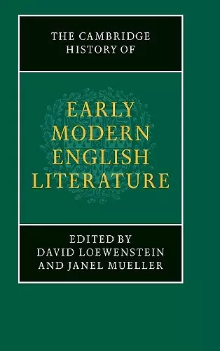 The Cambridge History of Early Modern English Literature cover