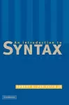 An Introduction to Syntax cover