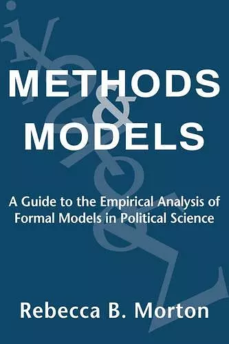 Methods and Models cover