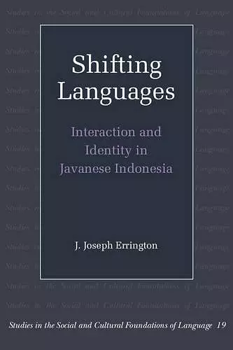 Shifting Languages cover