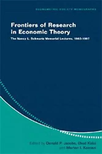 Frontiers of Research in Economic Theory cover