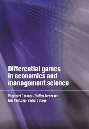 Differential Games in Economics and Management Science cover