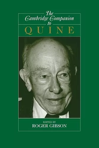 The Cambridge Companion to Quine cover