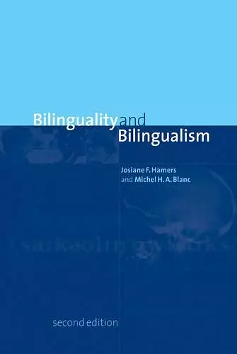 Bilinguality and Bilingualism cover