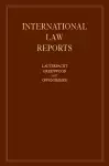 International Law Reports cover