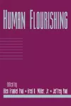 Human Flourishing: Volume 16, Part 1 cover