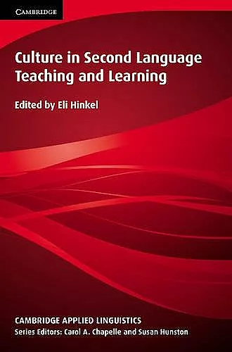 Culture in Second Language Teaching and Learning cover