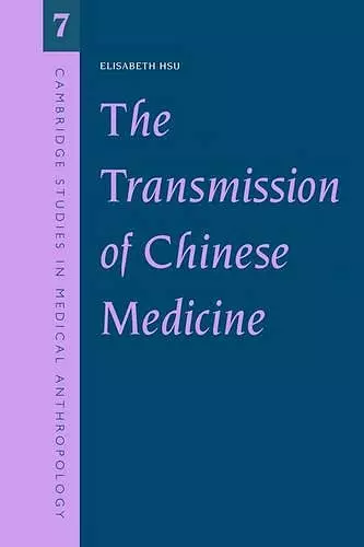 The Transmission of Chinese Medicine cover