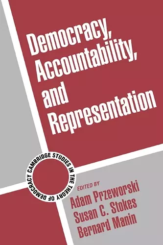 Democracy, Accountability, and Representation cover