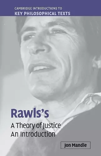 Rawls's 'A Theory of Justice' cover