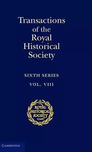Transactions of the Royal Historical Society: Volume 8 cover