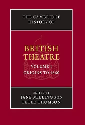 The Cambridge History of British Theatre cover