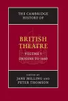 The Cambridge History of British Theatre cover