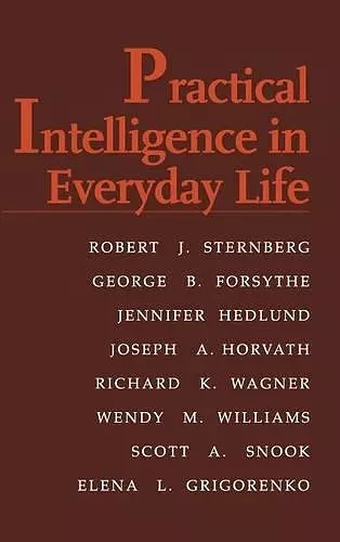 Practical Intelligence in Everyday Life cover