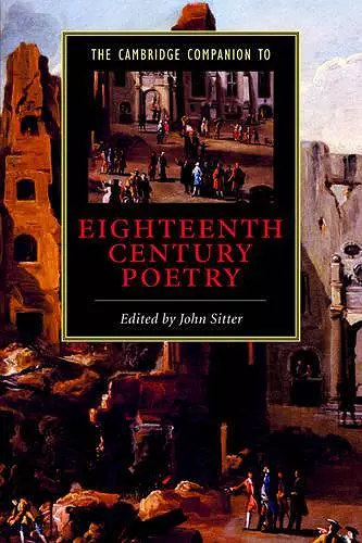 The Cambridge Companion to Eighteenth-Century Poetry cover