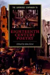 The Cambridge Companion to Eighteenth-Century Poetry cover