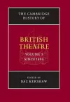 The Cambridge History of British Theatre cover