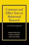 Contrasts and Effect Sizes in Behavioral Research cover