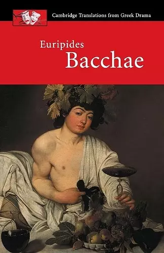 Euripides: Bacchae cover