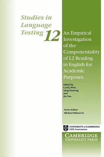 An Empirical Investigation of the Componentiality of L2 Reading in English for Academic Purposes cover