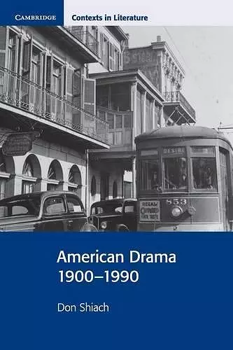 American Drama 1900–1990 cover