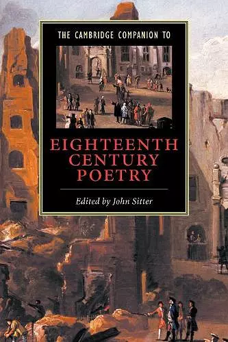 The Cambridge Companion to Eighteenth-Century Poetry cover