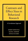 Contrasts and Effect Sizes in Behavioral Research cover