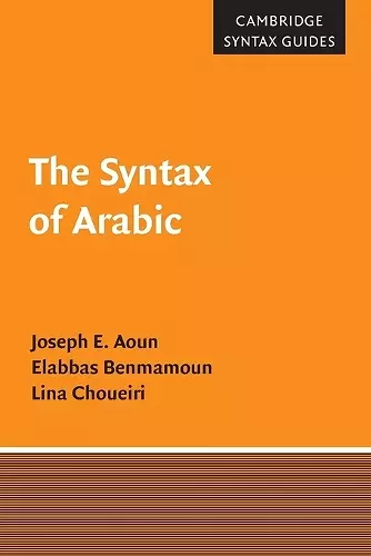 The Syntax of Arabic cover