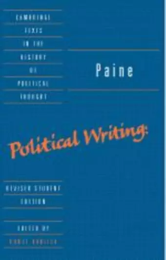 Paine: Political Writings cover