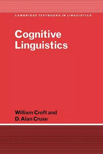 Cognitive Linguistics cover