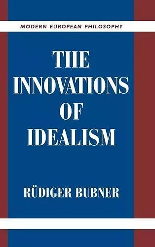 The Innovations of Idealism cover