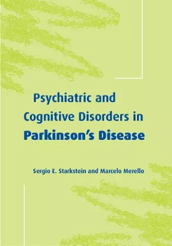 Psychiatric and Cognitive Disorders in Parkinson's Disease cover