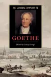 The Cambridge Companion to Goethe cover