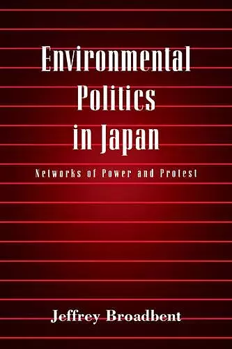 Environmental Politics in Japan cover