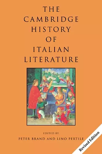 The Cambridge History of Italian Literature cover