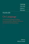 Humboldt: 'On Language' cover