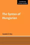 The Syntax of Hungarian cover